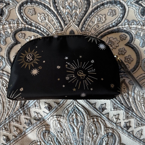 Victoria's Secret Black and Gold Star Cosmetic Bag Set NWT - Picture 5 of 8